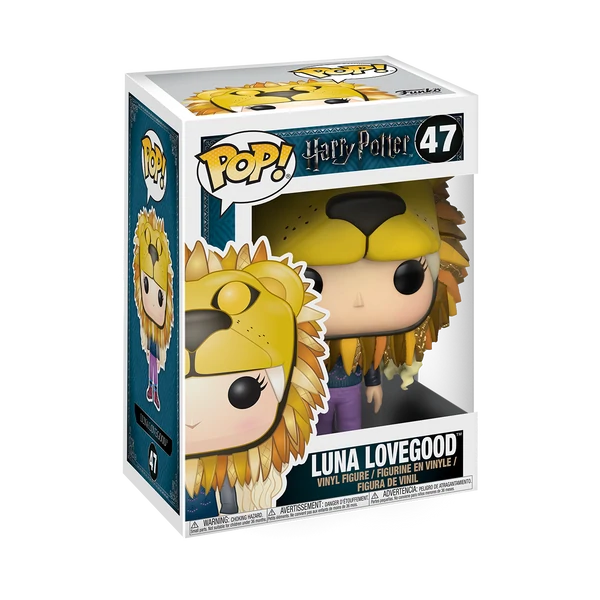 Figura coleccionable de un funko luna en caja